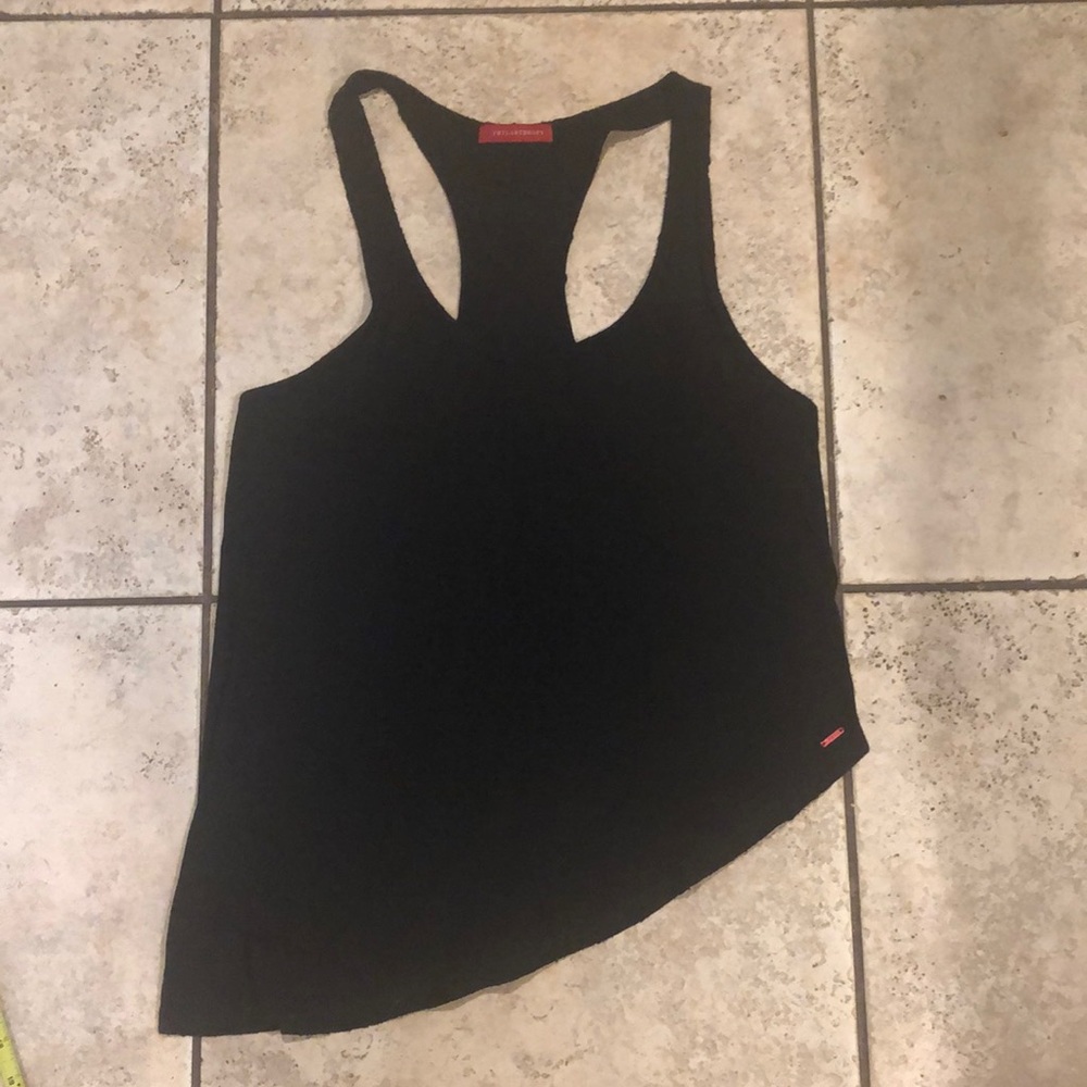 n:Philanthropy Distressed Razor Back Tank Top